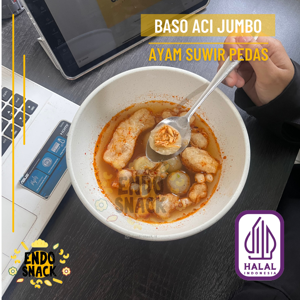 

BASO ACI AYAM SUWIR PEDAS UKURAN SEDANG ISI 20 Pcs Sudah DI Vaccum