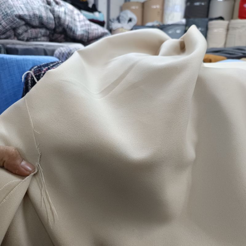 bahan kain semi wool gabardine serat twill harga per 0,5 meter /setengah meter