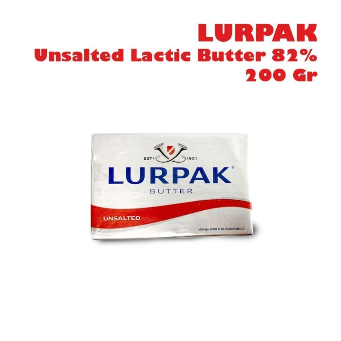 

lurpak butter latic unsalted 200gr