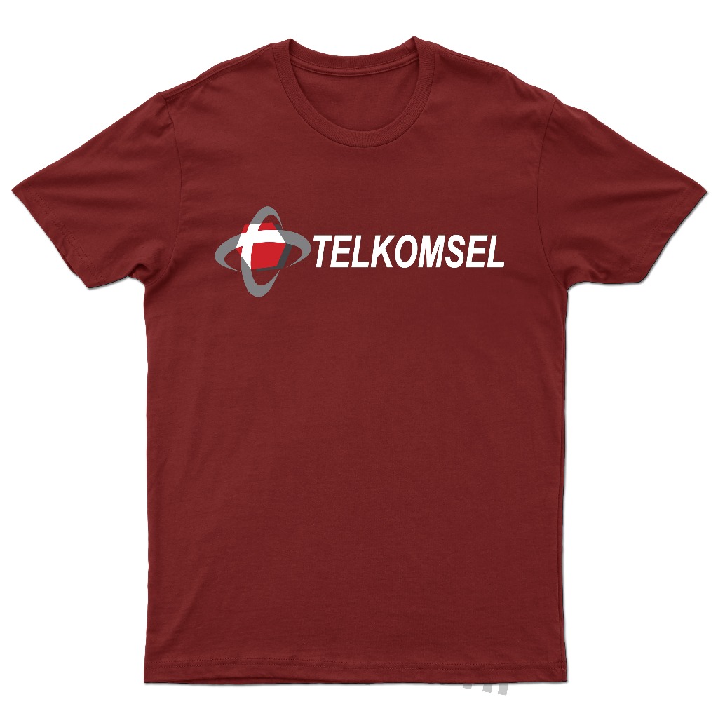 Kaos TELKOM TELKOMSEL INDONESIA Baju Vendor Gadget kartu