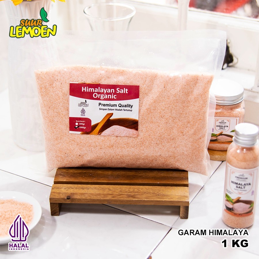 

Garam Himalaya pink salt 1 Kg Organic Asli Original Garam Himalaya//pink himsalt//natural pink salt