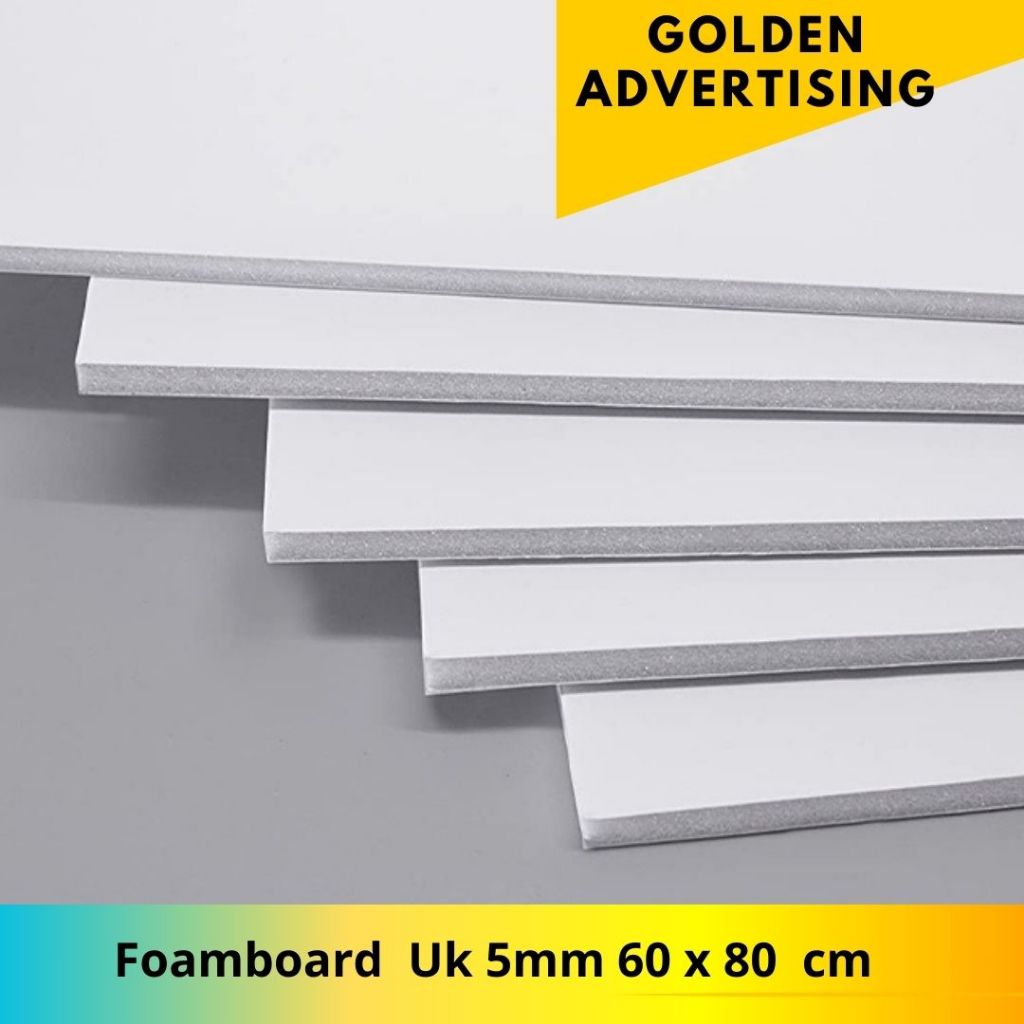 Foam board 5mm 60 x 80 cm