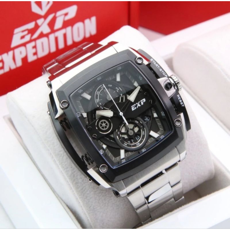 Jam Tangan Pria Expedition E3008 Stainless steel