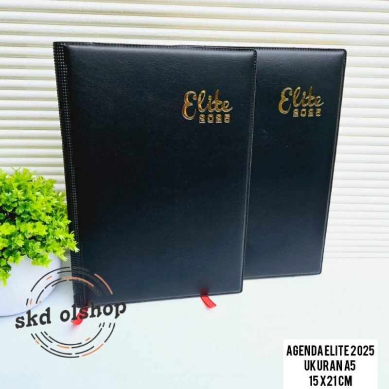 

Agenda Elite Diary tahun 2025 uk A5 21 x 16 cm ( Terima cetak merek costume logo )