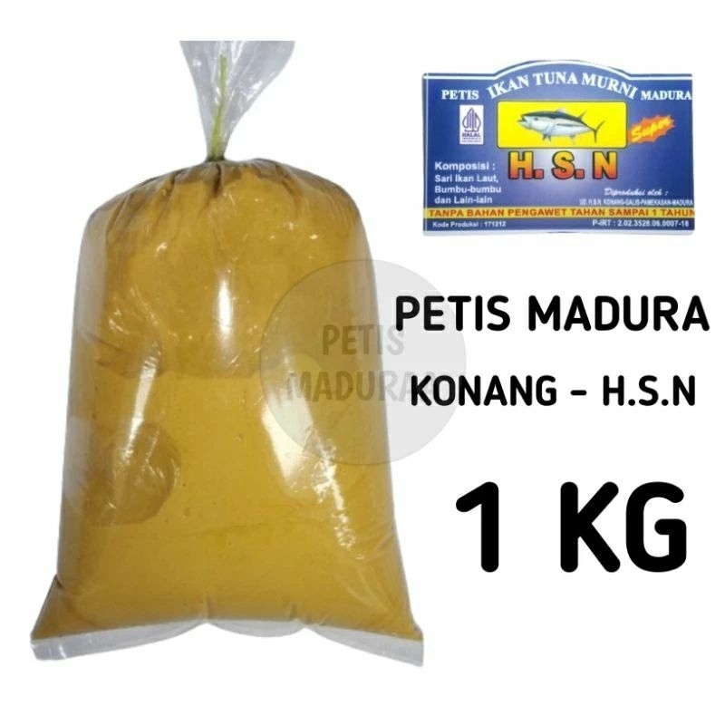 

(GROSIR) NO.1 PETIS MADURA IKAN TUNA ASLI NO CAMPURAN MERK HSN 1 KGG