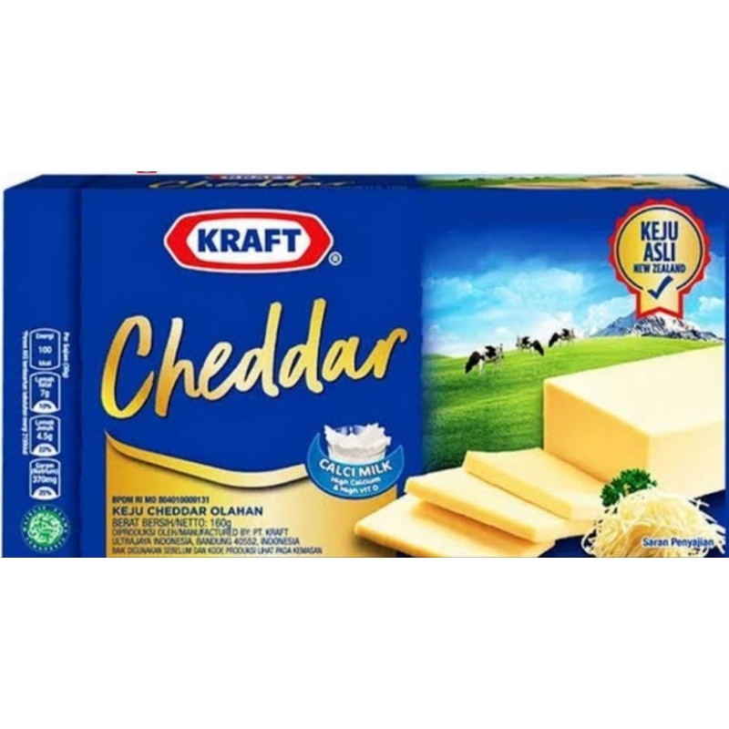 

Keju Kraft Cheddar 150 gram