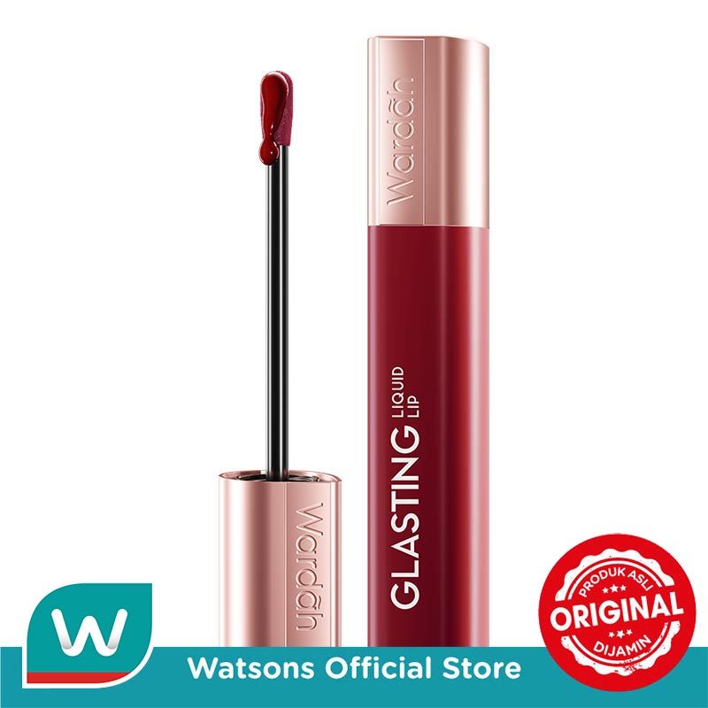 Wardah Glasting Liquid Lip 06 Ruby Sparks 3.5g