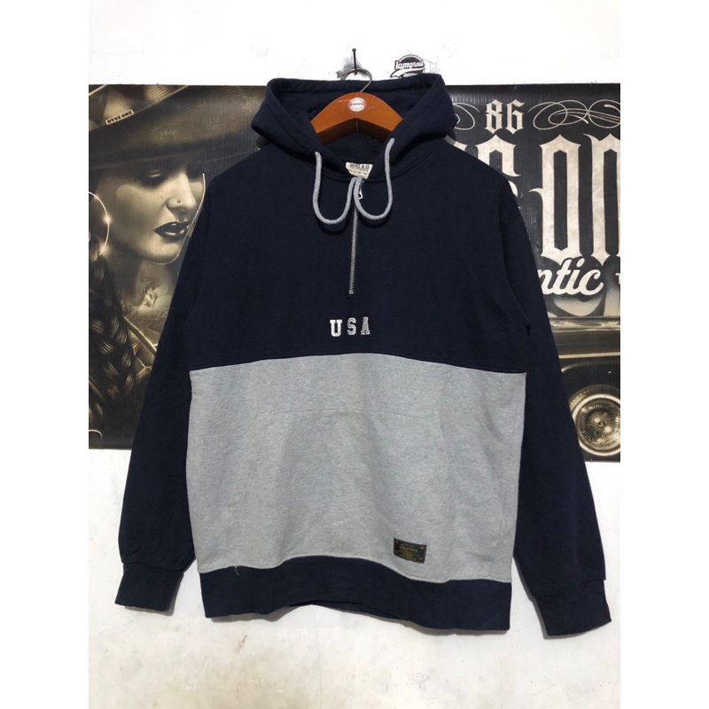 half zip hoodie who au