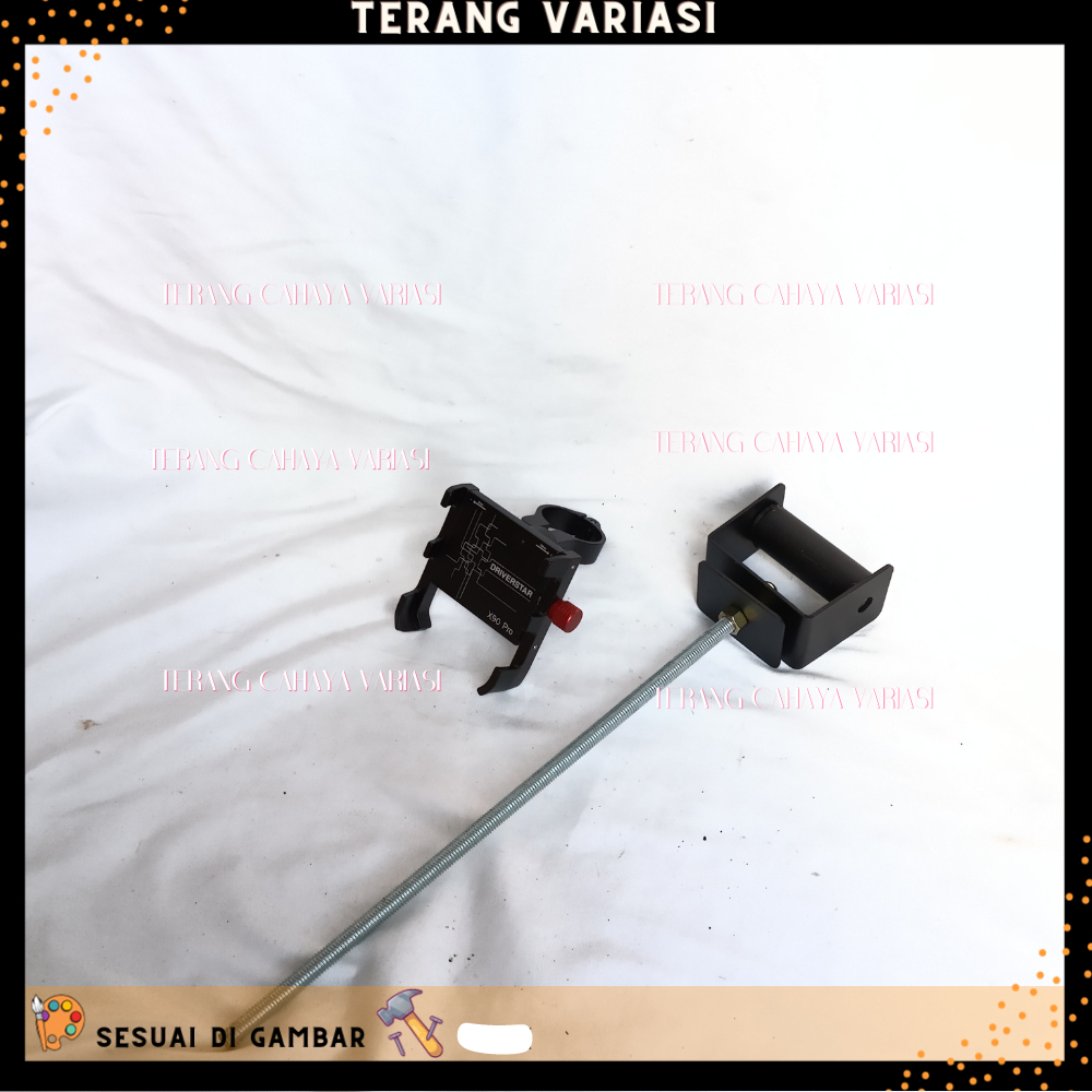 PAKET HOLDER GPS HP NINJA GSX CBR ZX25R PHONE HOLDER DRIVER ALUMUNIUM STANG MOTOR BRAKET BRACKET BRE