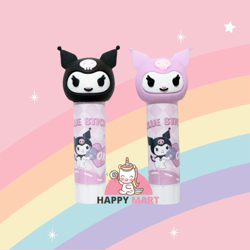 

GLUE STICK HEAD ICON motif sanrio KUROMI