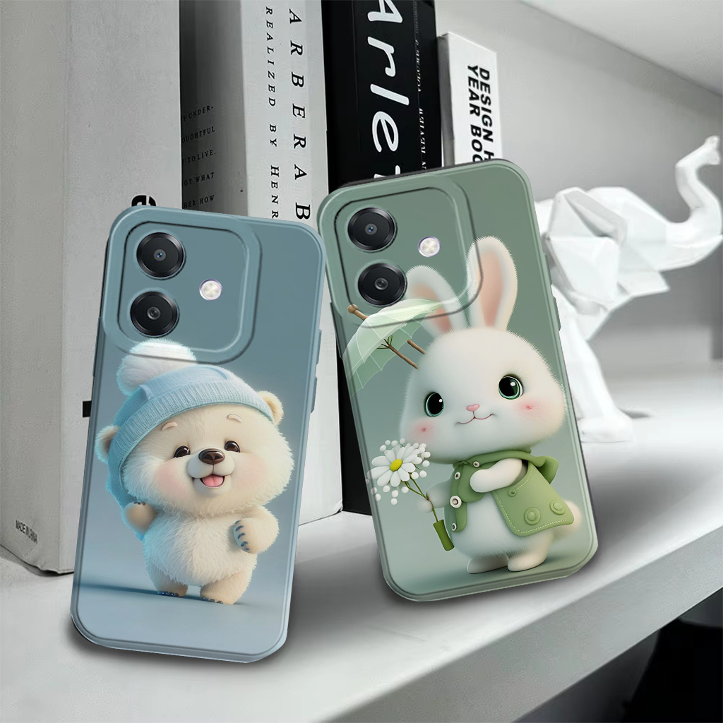 Oppo A3x A3 Pro A3 Nfc A96 A95 A76 A74 A57 2022 Softcase - Motif Char4cter - Bumper -  Pelindung Hp