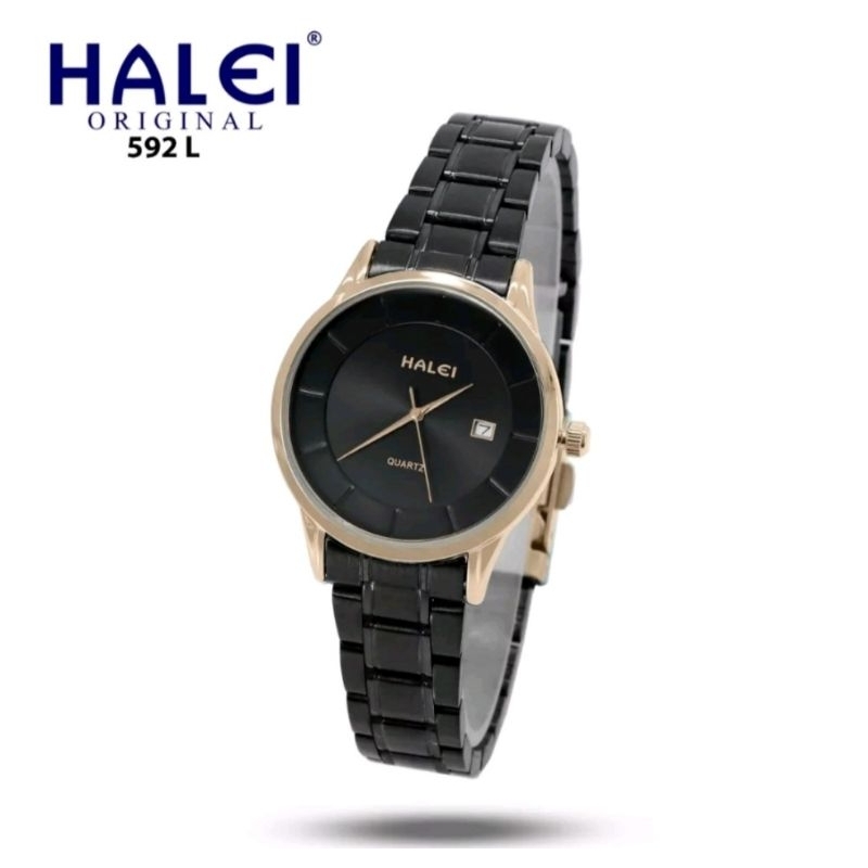 ✅BISA COD JAM TANGAN WANITA HALEI 592L TAHAN AIR ORIGINAL