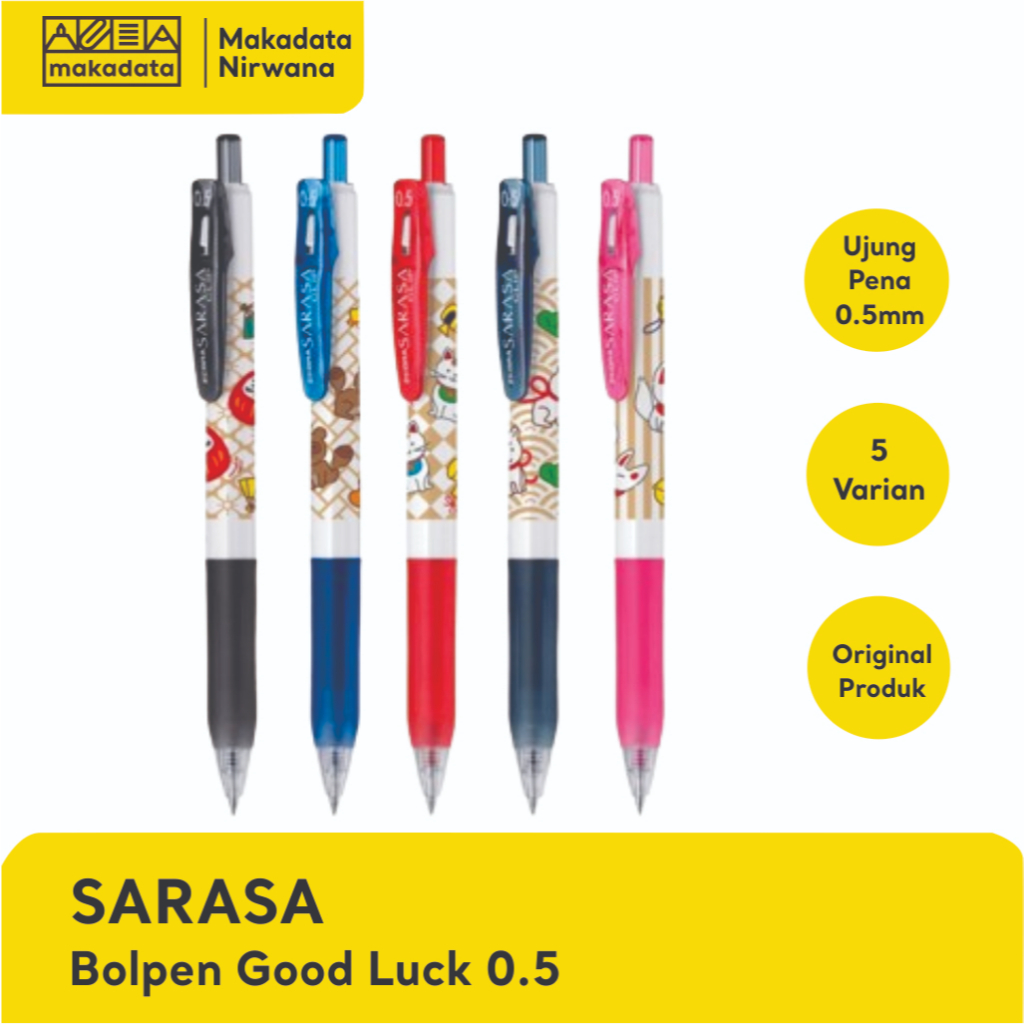 

SARASA BOLPEN/BULPOINT GOODLUCK 0.5 (1 PCS)