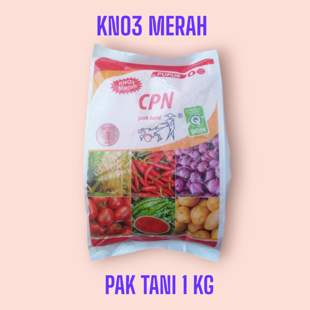 Termurah Pupuk Kno3 Merah Pak Tani 1 Kg Kemasan Pabrik