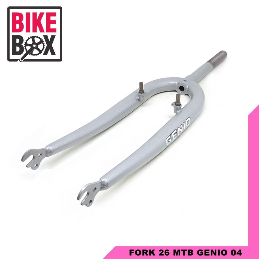 FORK SEPEDA MTB 26" GENIO 04 SILVER