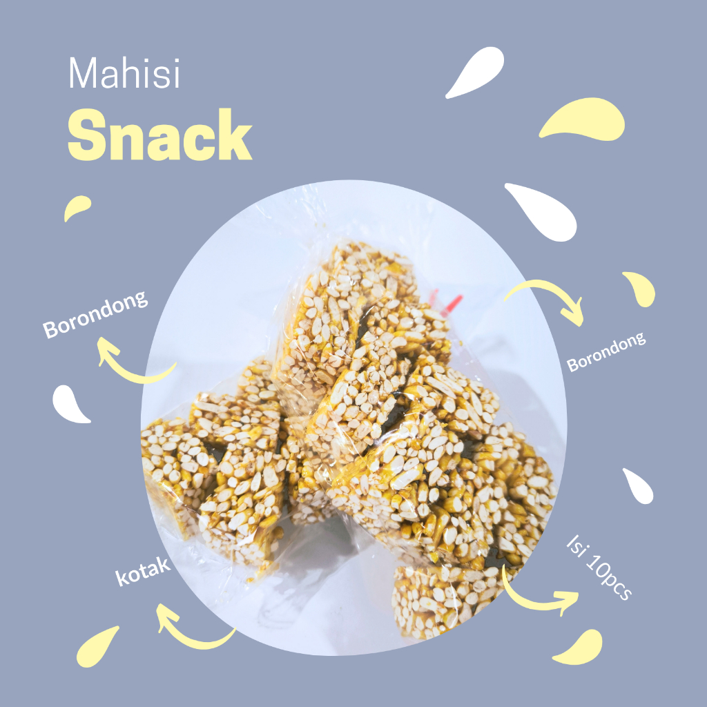 

borondong 1pack isi 10pcs - borondong kotak jajanan tradisional / snack manis borondong / jajanan tradisional murah / snack murah / jajanan kekinian / snack manis / jajanan manis borondong / borondong murah 250g / brondong snack khas bandung / borondong