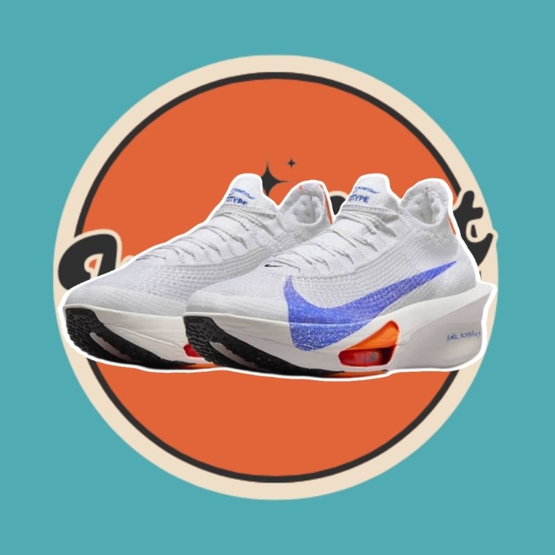 Sepatu Lari Nike Air Zoom Alphafly Next 3 Blue Print