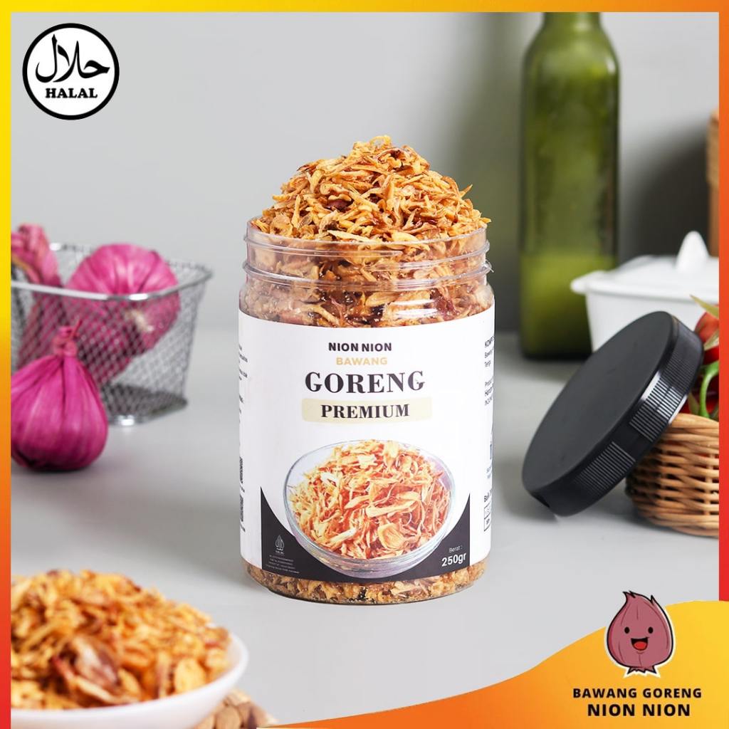 

Bawang Goreng Brebes Botol 250 Gram Bawang Merah Goreng Bagor, Renyah, Enk, Asli