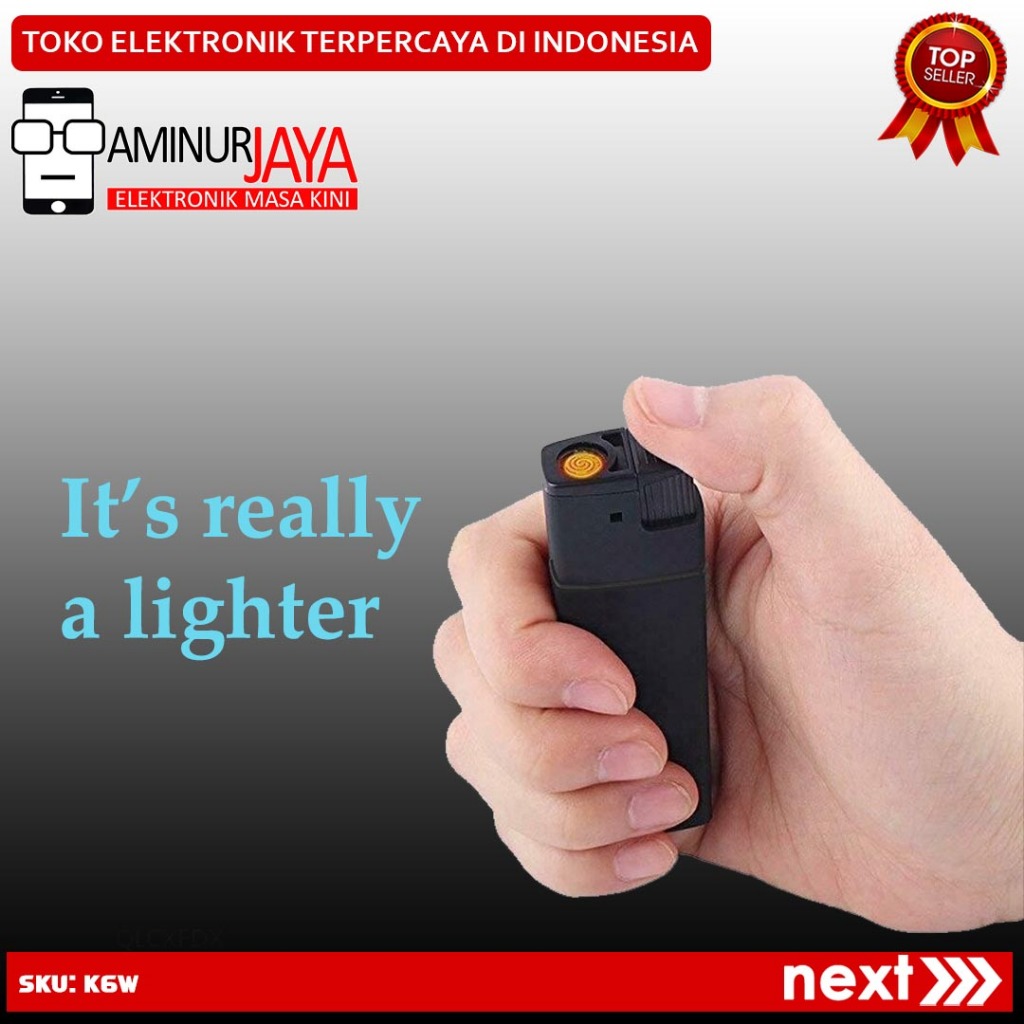 RK Spycam Camera Korek Elektrik K6 Wifi Lighter V18 Hidden Spy IP Kamera Unik Pengintai Mata mata