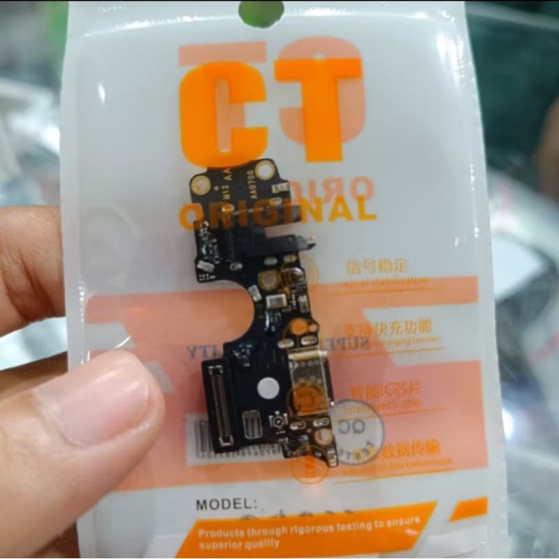 papan cas konektor oppo A54 pcb board mic + ic ori
