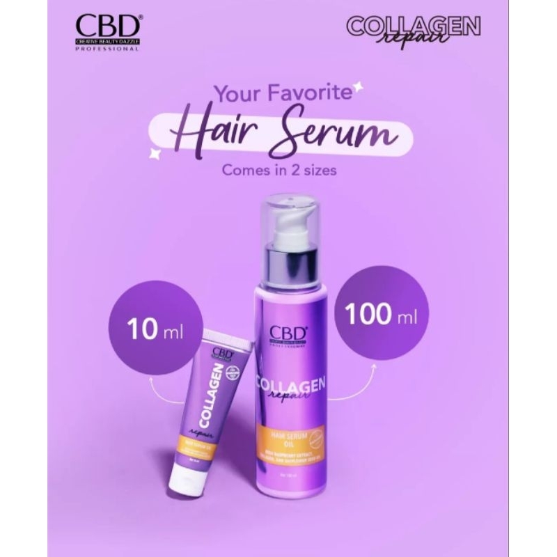 CBD COLLAGEN REPAIR HAIR SERUM OIL