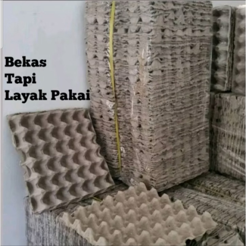 Tray Telur Tatakan Telor Ayam Bebek Bahan Karton Bekas Pakai