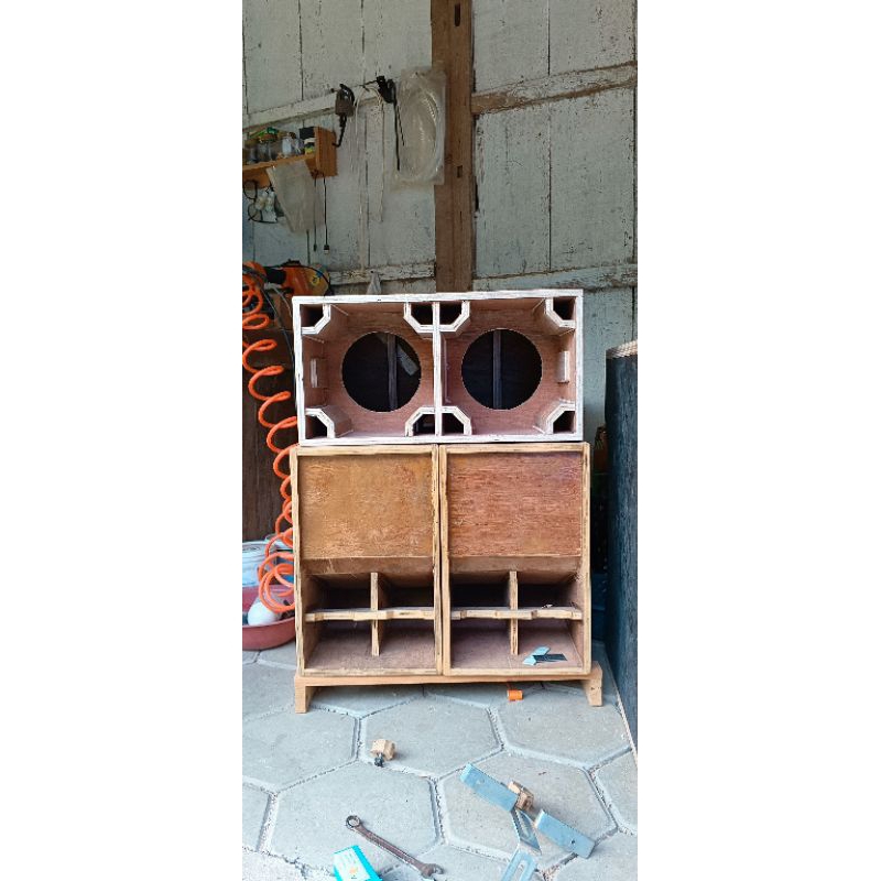 Box Speaker Subwoofer Planar Brewok 6 Inch Double Miniatur