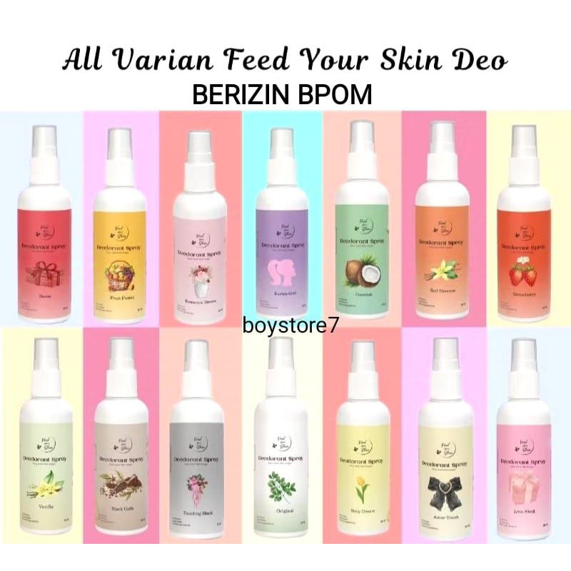 BPOM MAGIC DEO - DEODORANT SPRAY TAWAS FEED YOUR SKIN
