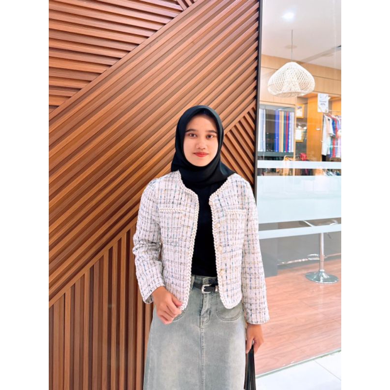 BLAZER TWEED WOLL IMPORT | GROSIR PGMTA