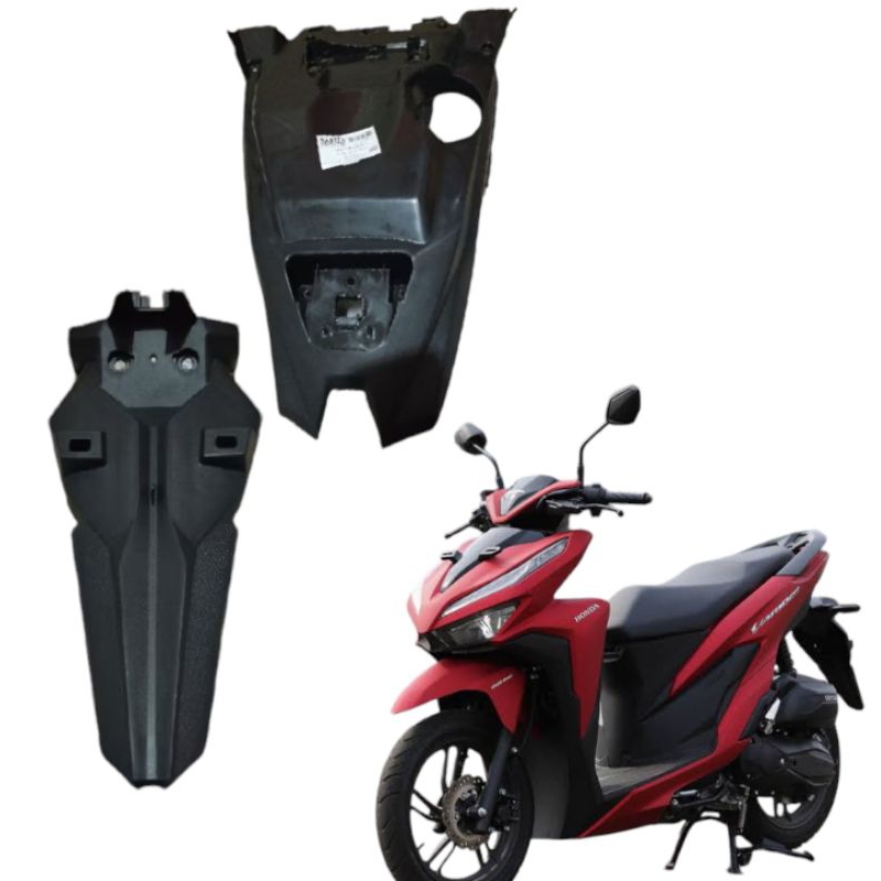 Spakbor Kolong + spakbor belakang vario125/150 Led New 2018-2022