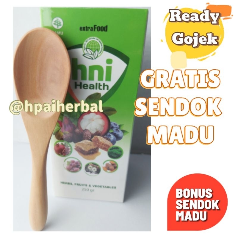 

HNI HEALTH BONUS SENDOK MADU - EXTRAFOOD MULTIVITAMIN BONUS SENDOK MADU