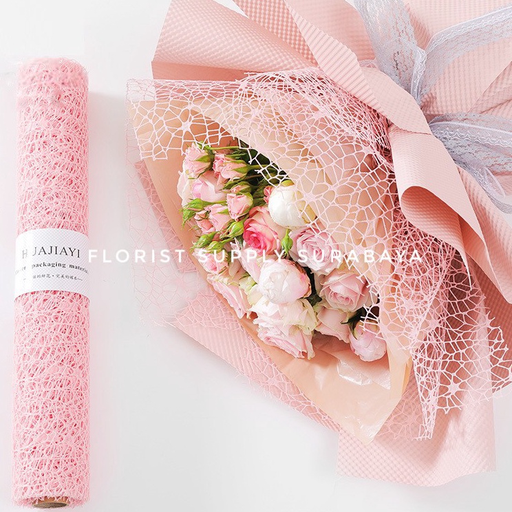 

Product Exclusive Flower Wrapping Paper Jaring Spider Korea Polynet Spider Mesh Roll