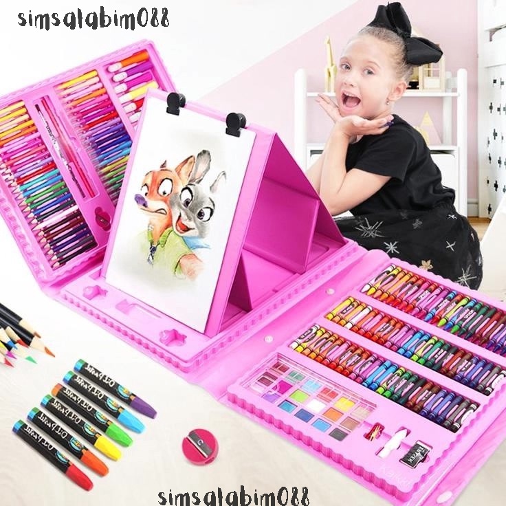 

Best Product Crayon Warna 28pcs Set Alat Menggambar Melukis Anakanak Crayon Cat Air Pensil Lkp