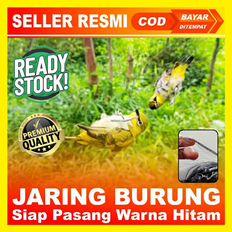 jaring burung kecil/jaring burung/jaring burung tinggal pasang warna hitam