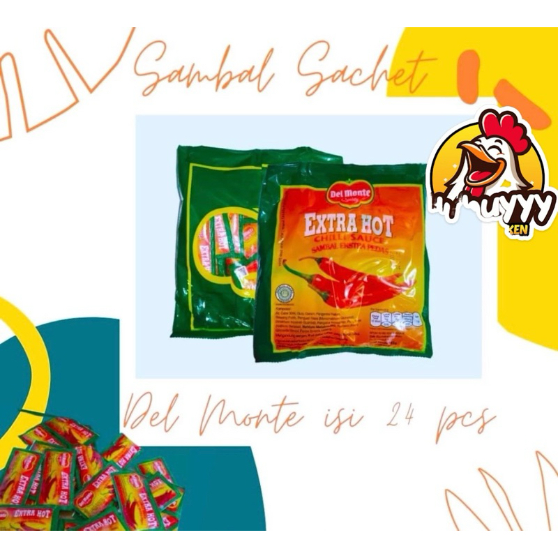 

Delmon hot extra pedas sachet 1 pak @24 x 8 gr