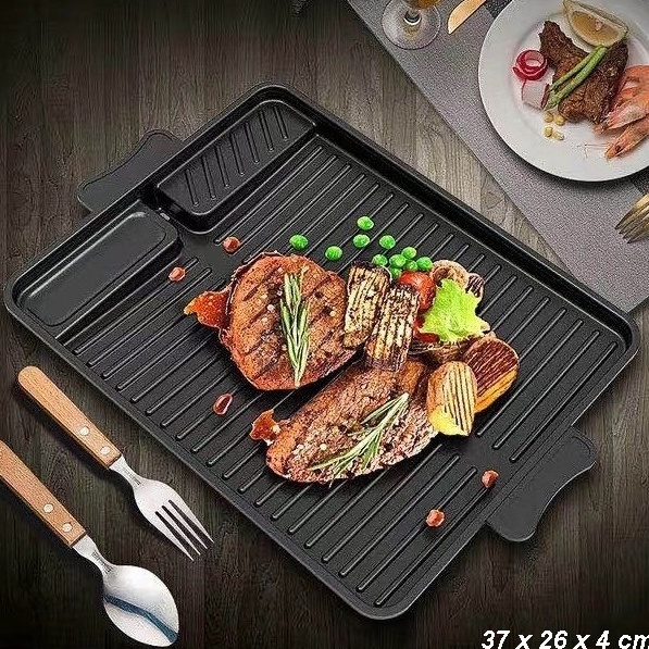 Kejar Diskon  Alat Panggang Barbeque Anti Lengket Alat Panggang Daging Ala Korea Panggangan Ayam Dan