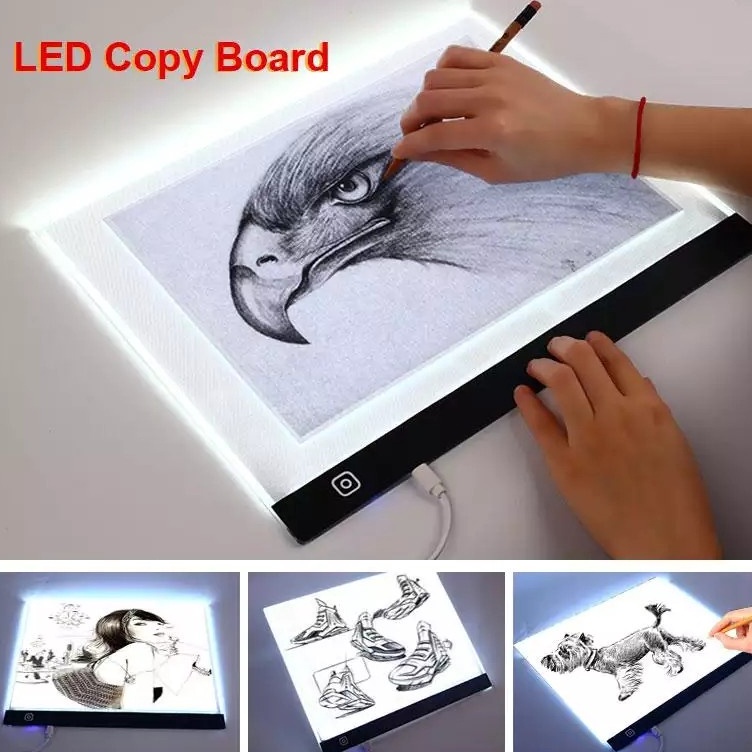 

Sedang Trend A2A3A4A5 LED Drawing Tracing Board Stensil Board Papan Jiplak Gambar LED Anak Dewasa Copy Board Papan LED Light Pad Ultra Slim