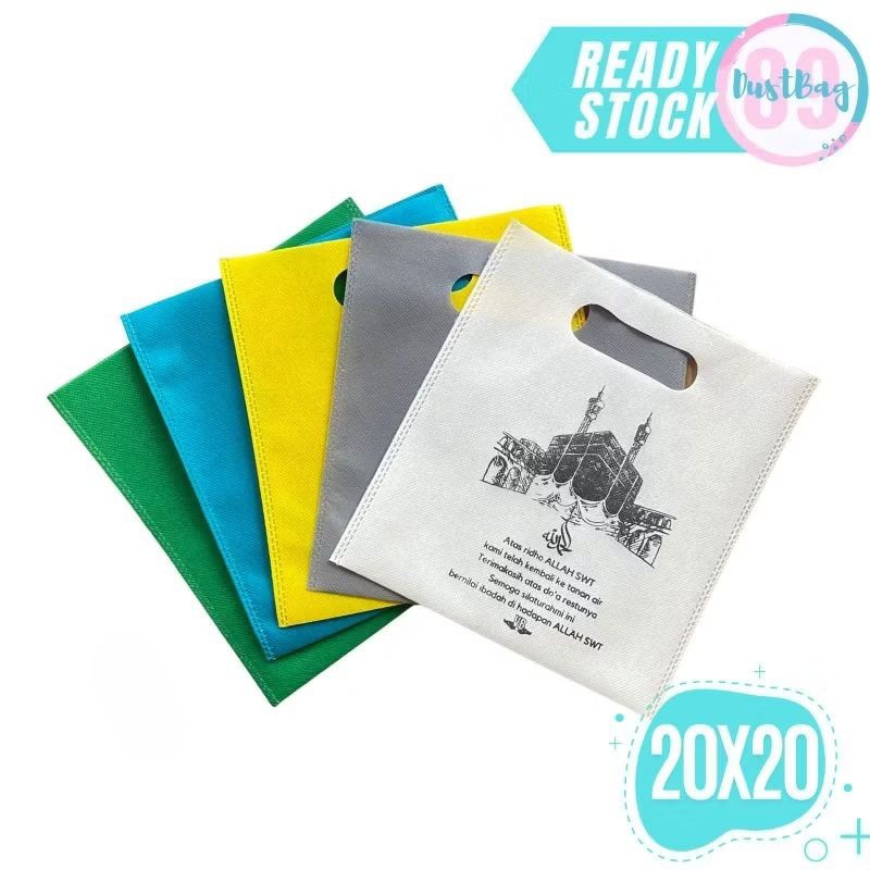 

Tas Souvenir Oleh-Oleh Haji Umroh Spunbond 25x30 20x25 20x20 Plong Oval Press