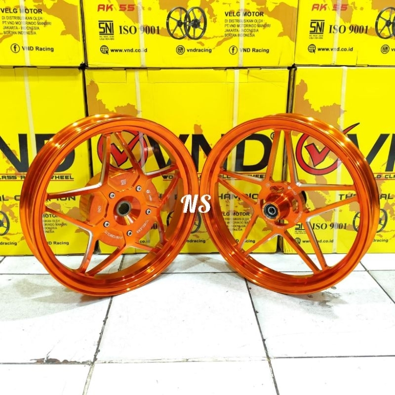 VELG RACING VND V SPEED PALANG BINTANG LEBAR RING 14 HONDA STYLO CBS/ABS VELAK VND VSPEED STYLO RING