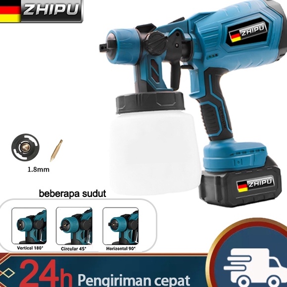 Lebih Laris ZHIPU Sprayer cat 8W 1ML High Power Pistol Cat Semprot Listrik Alat Semprot Cat Elektrik