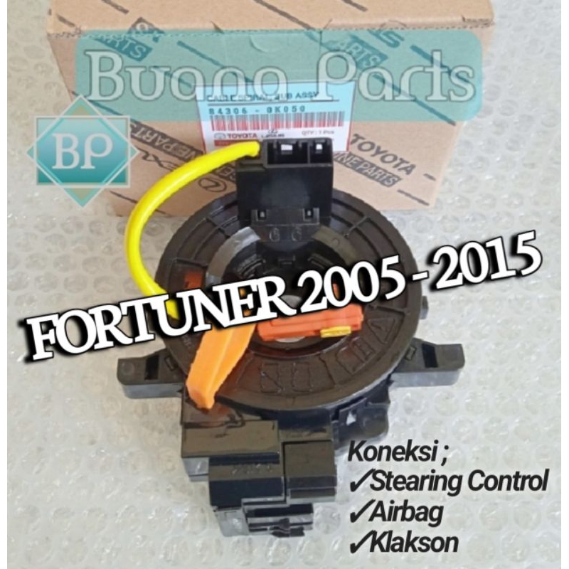 Kabel Spiral Klakson Toyota Fortuner Fleksibel Stir Airbag Fortuner 2005 2006 2007 2008 2009 2010