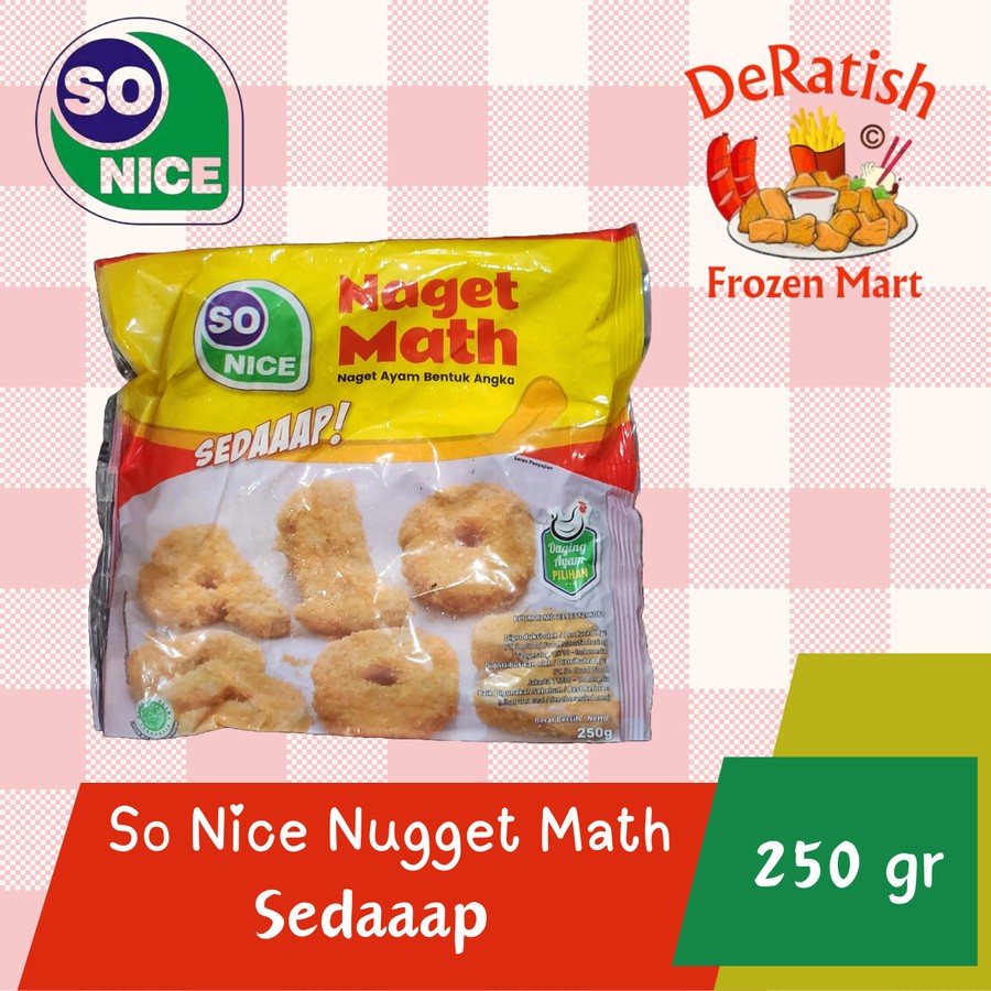 

Nugget Math So Nice Sedaaap 250 gram