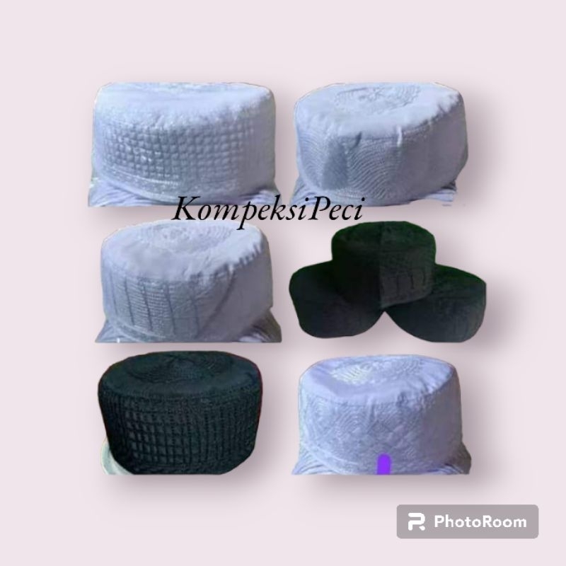PECI MADINAH ANAK DAN DEWASA/ KOPIAH MADINAH / PECI PUTIH / PECI SAUDI / PECI HAJI / PECI MADINAH PU
