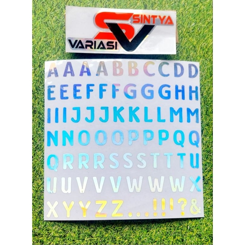 

STICKER ABJAD SERBA GUNA STICKER CUTTING TERMURAH