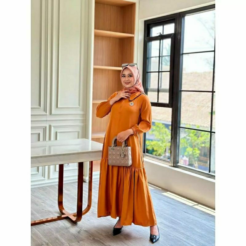 GAMIS WANITA HASNA DRESS BY JOURNEY ORY / GAMIS MUSLIM