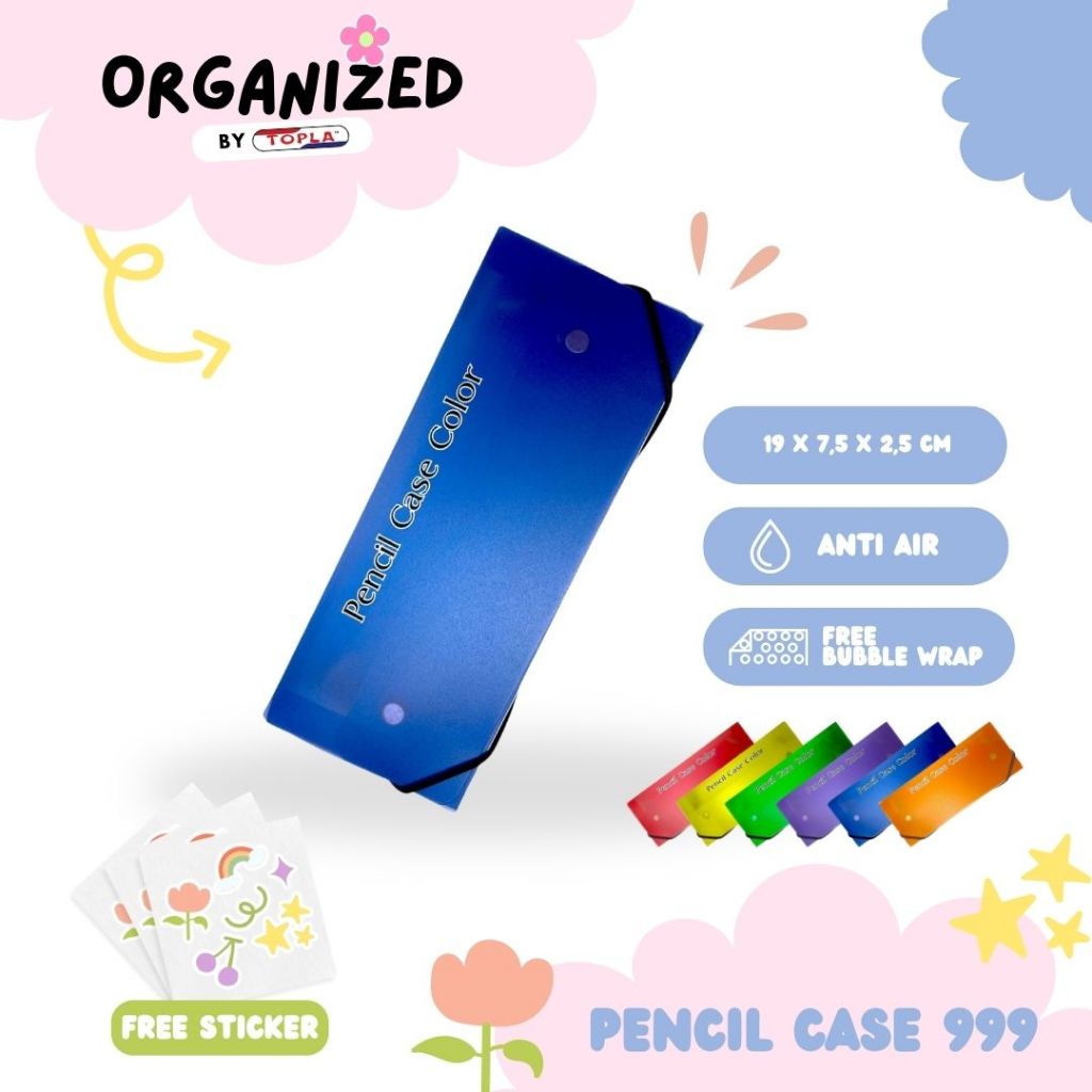 

Pencil Case 999 tempat etui wadah pensil sekolahan dan kuliah Topla