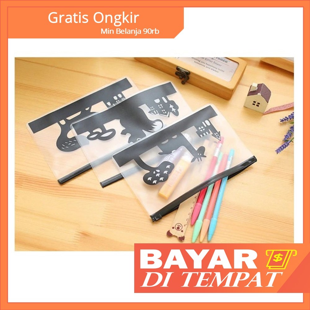 

Tempat Pensil Transparan Binatang Lucu Murah Untuk Anak Sekolah