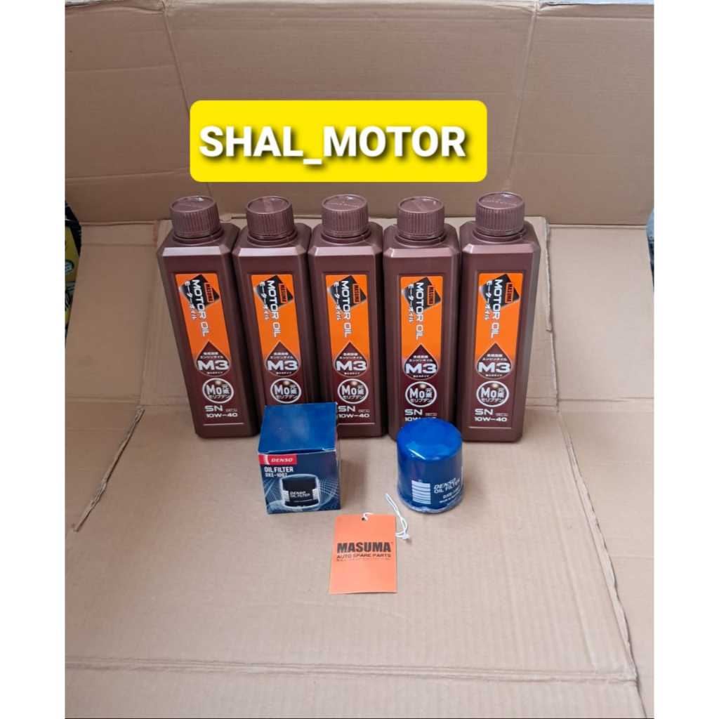 Paket Ganti oli mesin Nissan 10w40 nissan xtrail T31 2.5 Nissan Teana J31 Original Masuma Japan