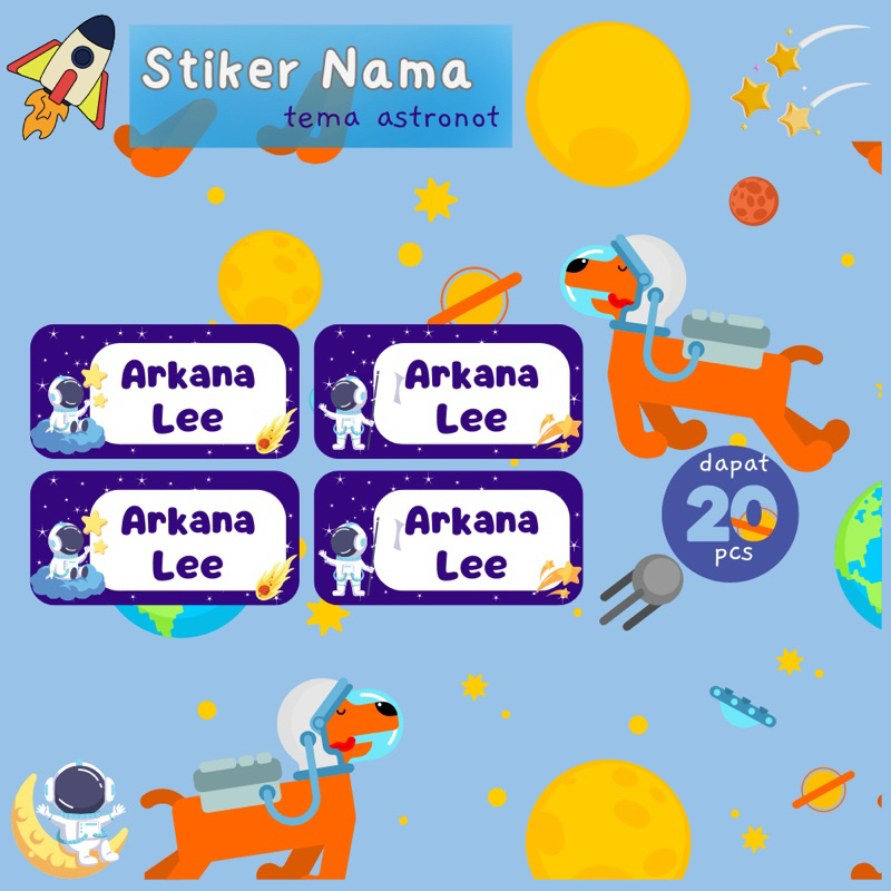 

Stiker Label Nama Anak Laki-Laki - 20 pcs