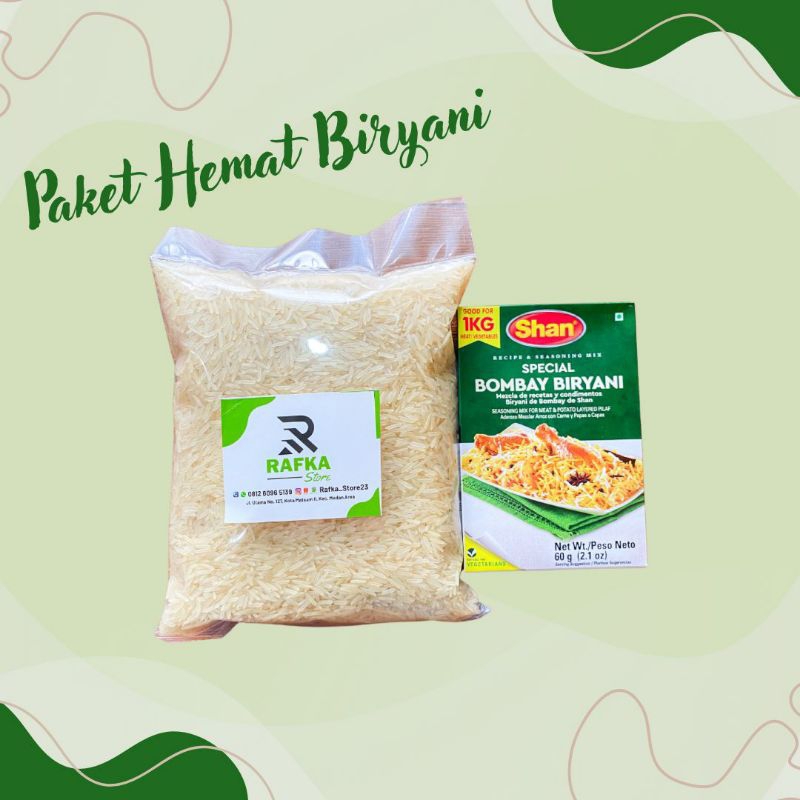 

BERAS BASMATI DAN BUMBU BRIYANI PAKET HEMAT